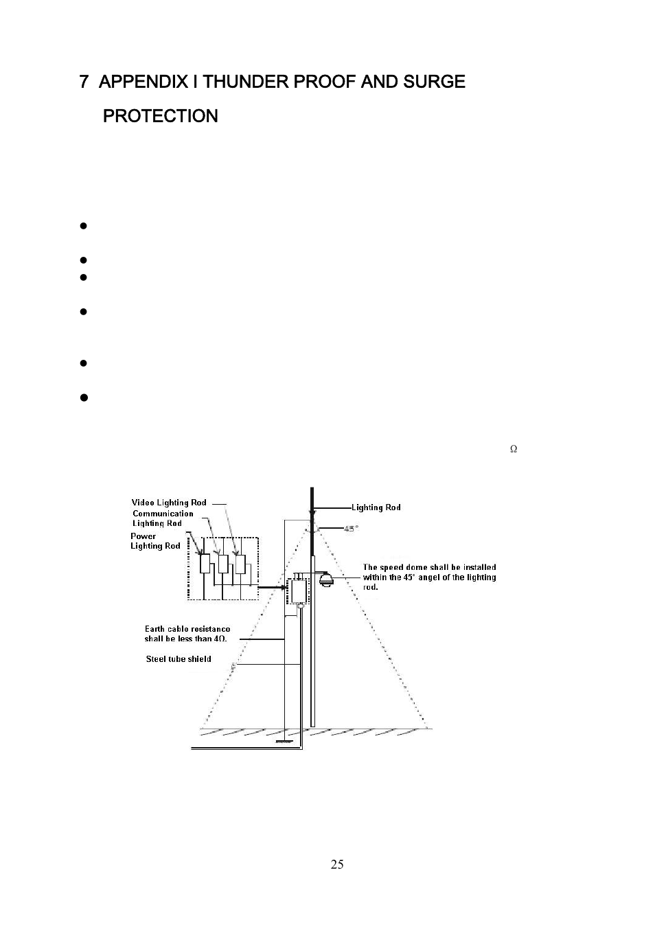 7 appendix Ⅰ thunder proof and surge protection | IC Realtime 3Mp Full HD Network PTZ Dome Camera (ICIPP3020HD) User Manual | Page 25 / 29