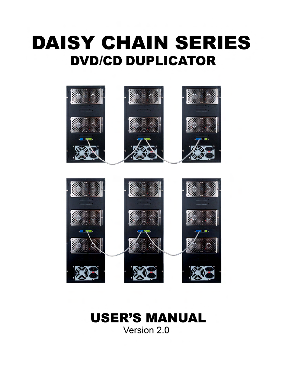 ILY DaisyChian DVD/CD Duplicator Manual User Manual | 24 pages