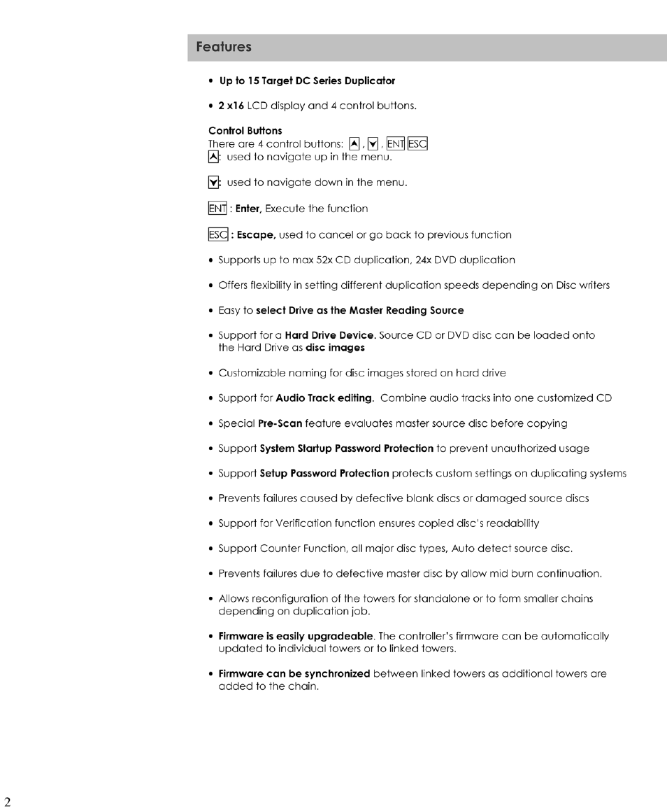 ILY DaisyChian DVD/CD Duplicator Manual User Manual | Page 3 / 24