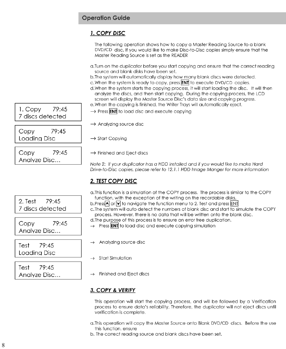 ILY DaisyChian DVD/CD Duplicator Manual User Manual | Page 9 / 24