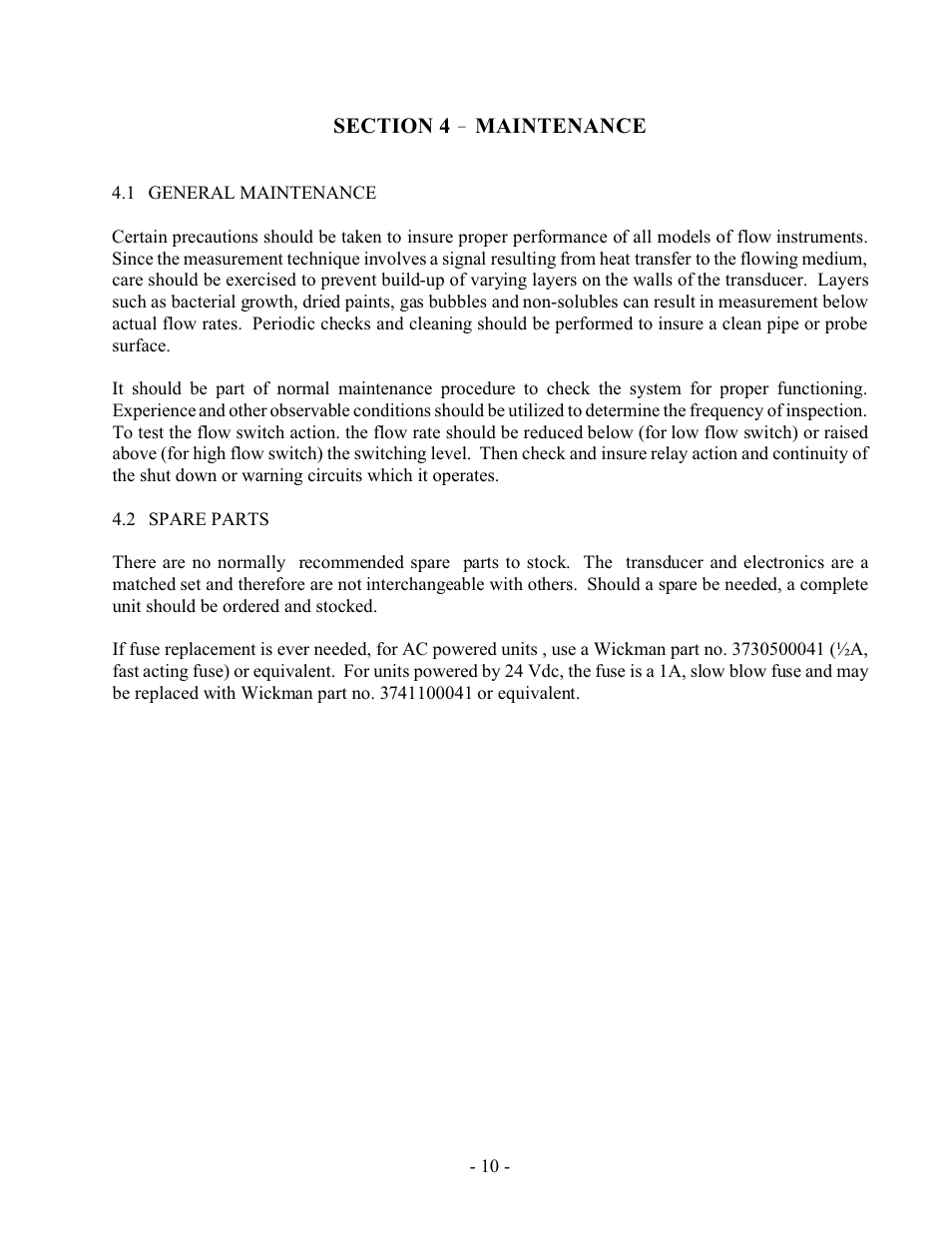 Intek 100FS User Manual | Page 12 / 17