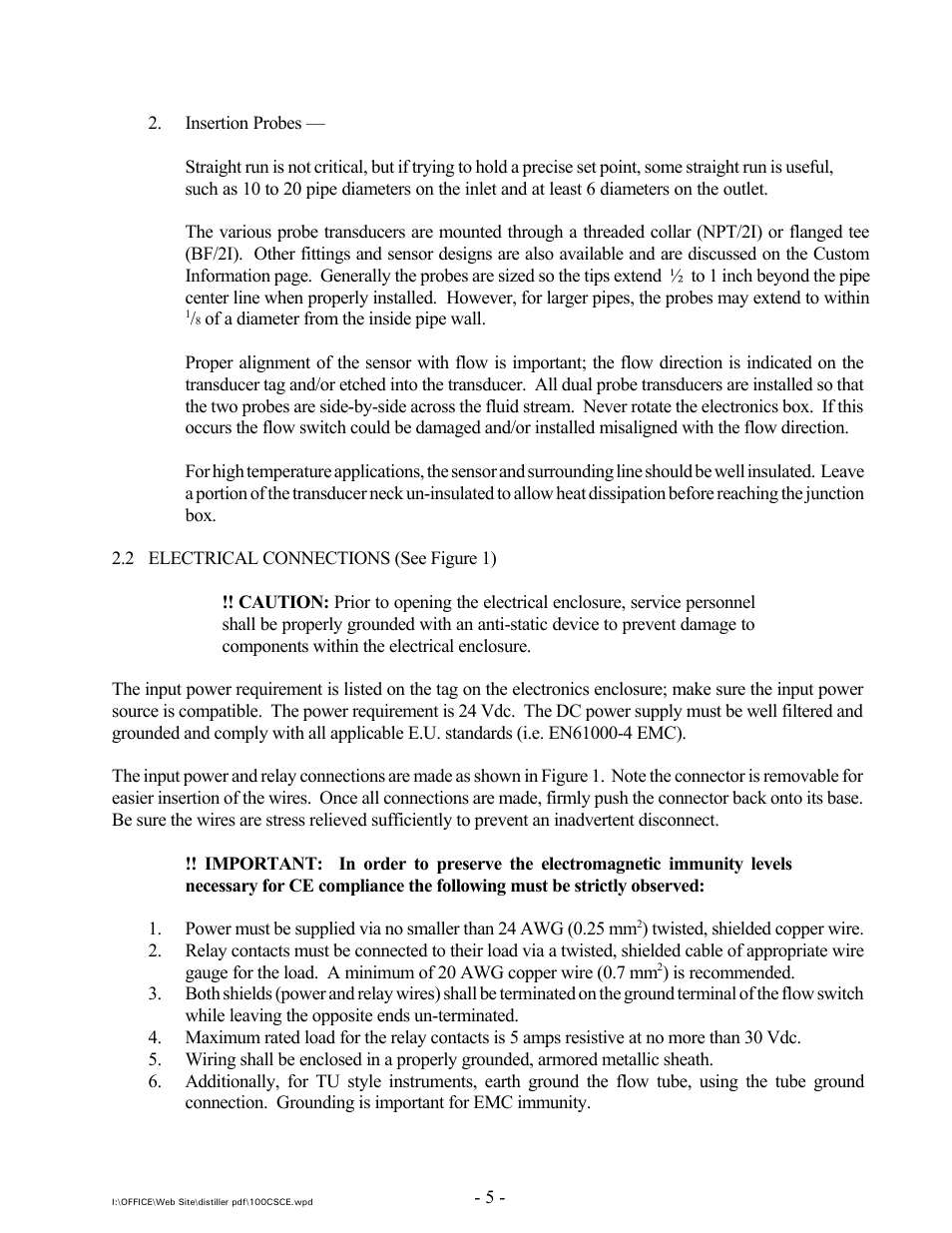 Intek 100CS with CE Marking User Manual | Page 7 / 14