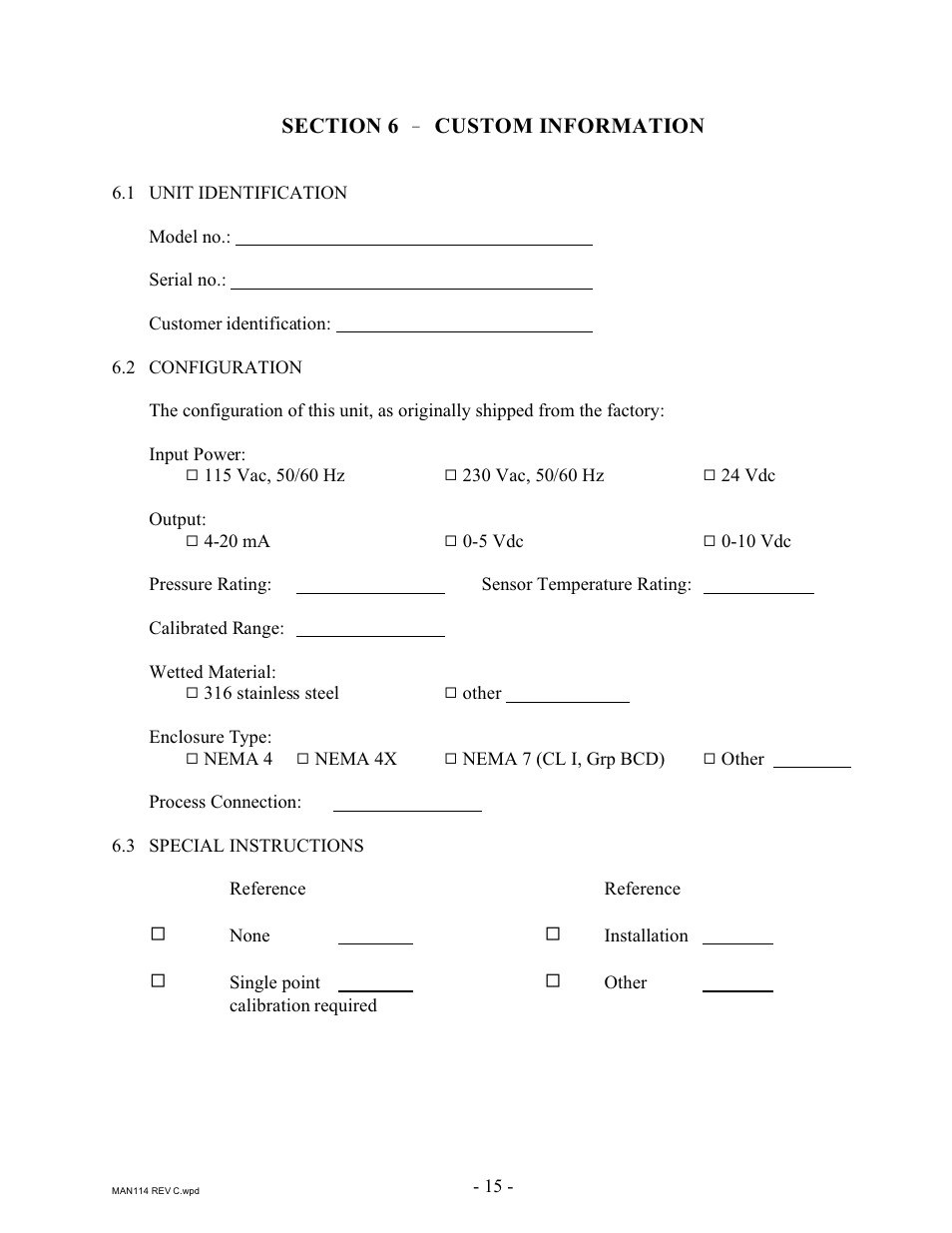 Intek 111D User Manual | Page 17 / 21