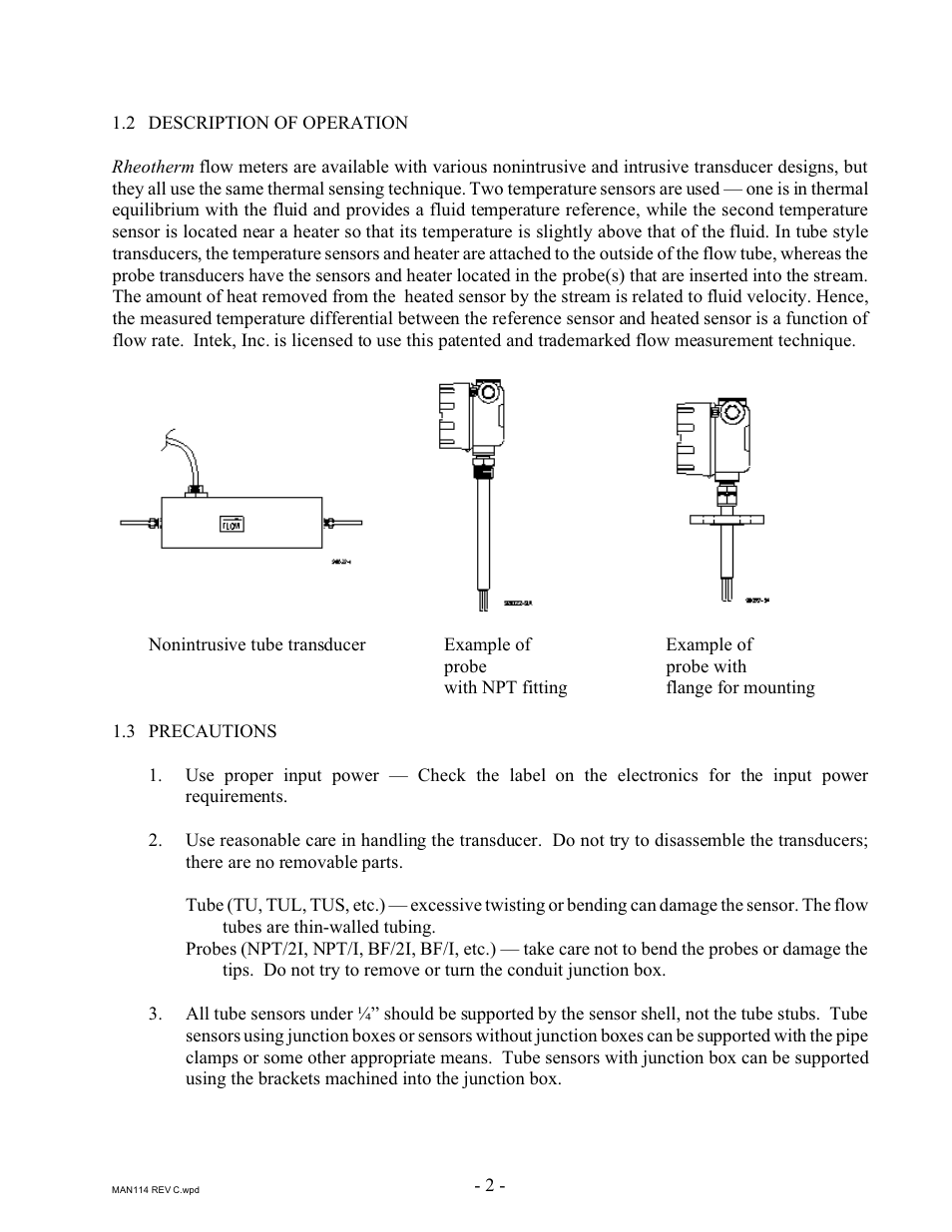 Intek 111D User Manual | Page 4 / 21