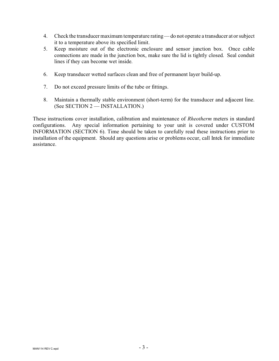 Intek 111D User Manual | Page 5 / 21