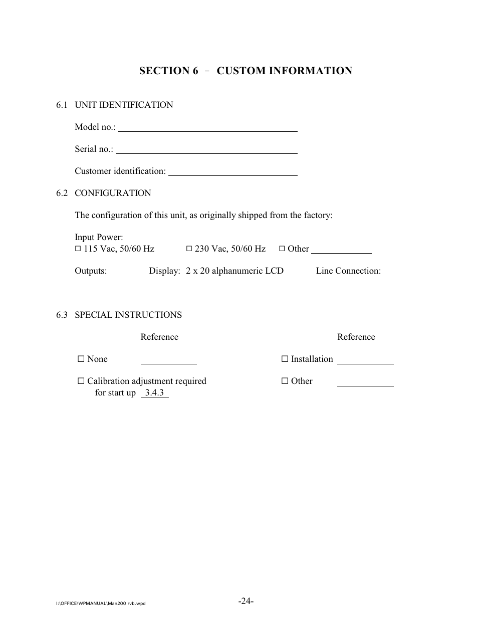 Intek 200 User Manual | Page 26 / 27