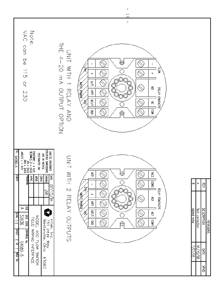 Intek 400 User Manual | Page 20 / 20