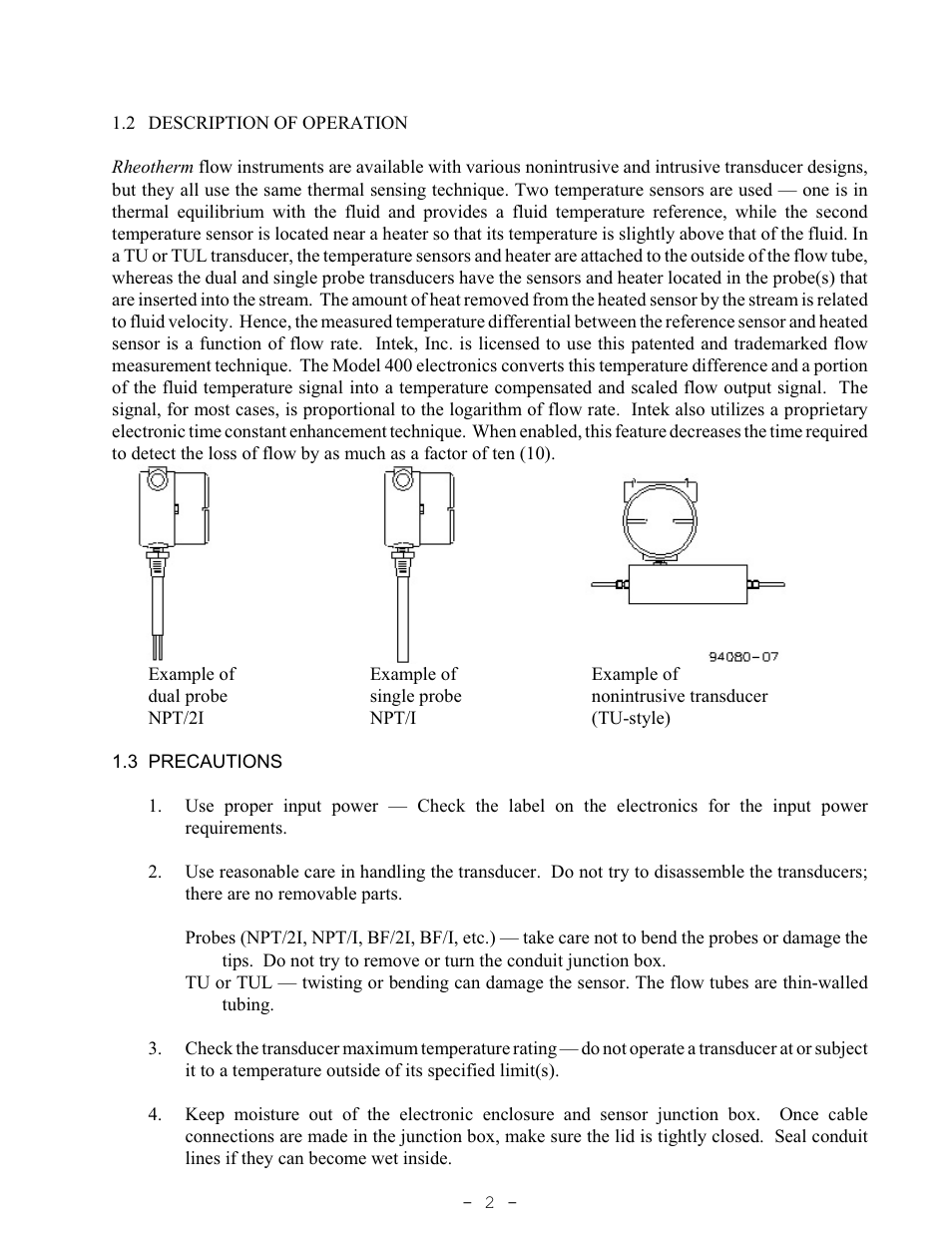 Intek 400 User Manual | Page 4 / 20