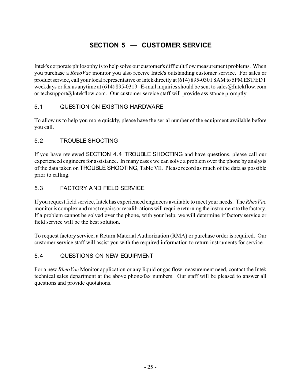 Intek RheoVac 940 User Manual | Page 27 / 28