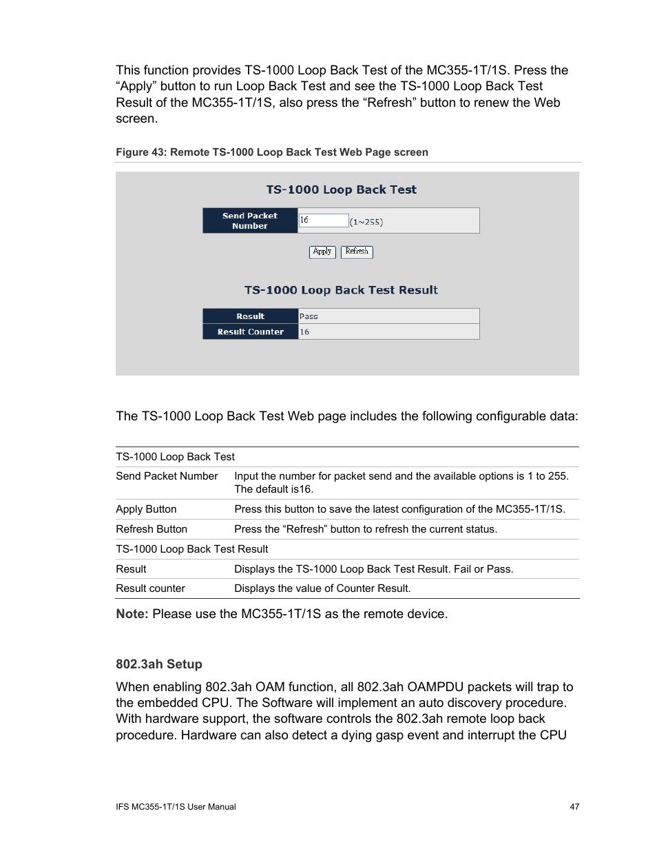 3ah setup | Interlogix MC355-1T/1S User Manual User Manual | Page 51 / 64