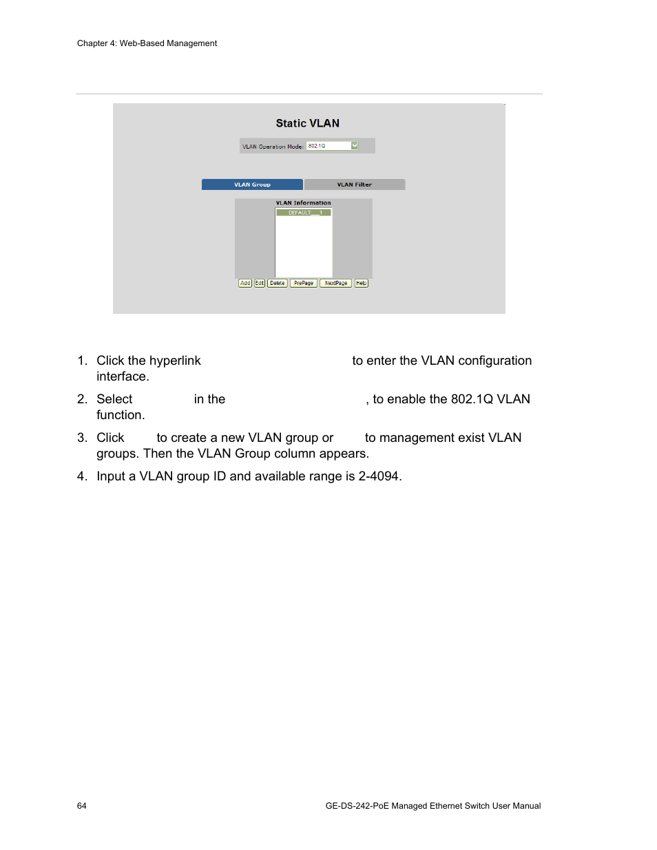 Interlogix GE-DS-242-PoE User Manual | Page 68 / 218