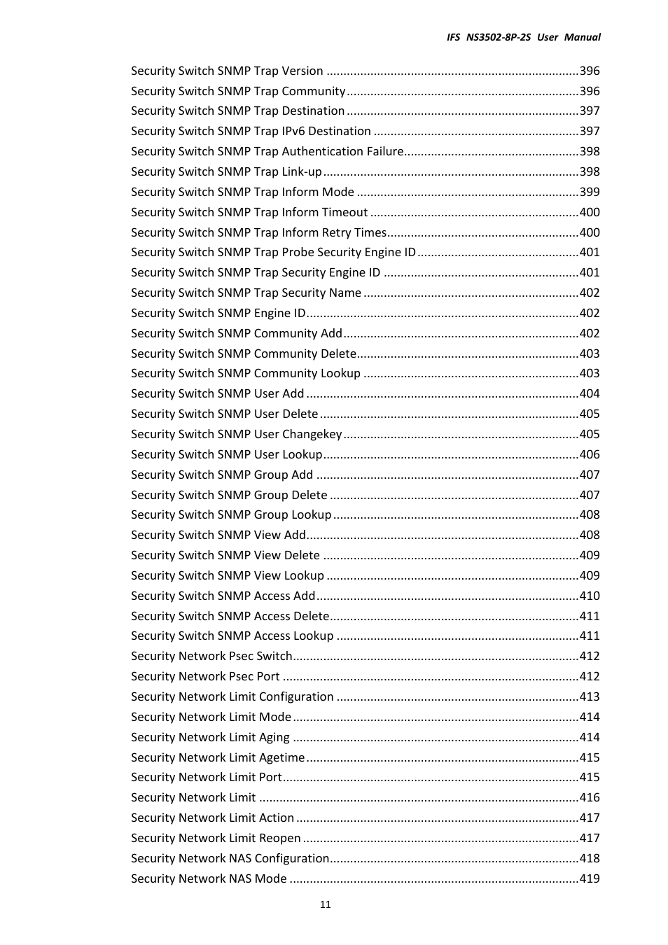 Interlogix NS3502-8P-2S User Manual User Manual | Page 11 / 568