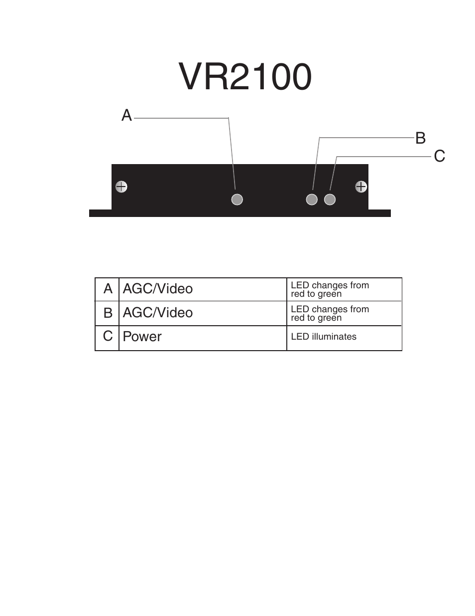 Vr2100 | Interlogix VR2100 Series User Manual | Page 3 / 7