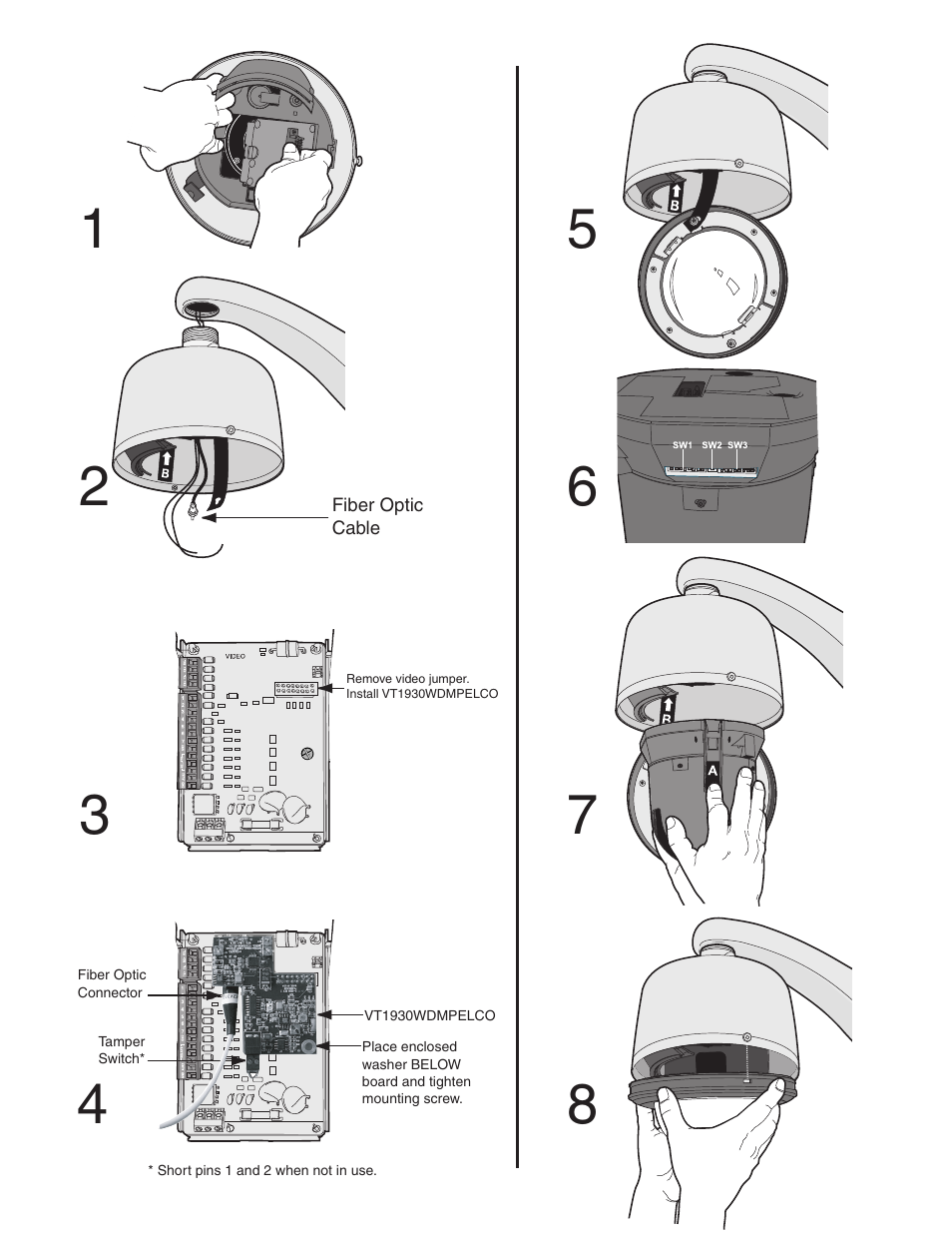 Interlogix VT1900WDM-Pelco Series User Manual | Page 2 / 7