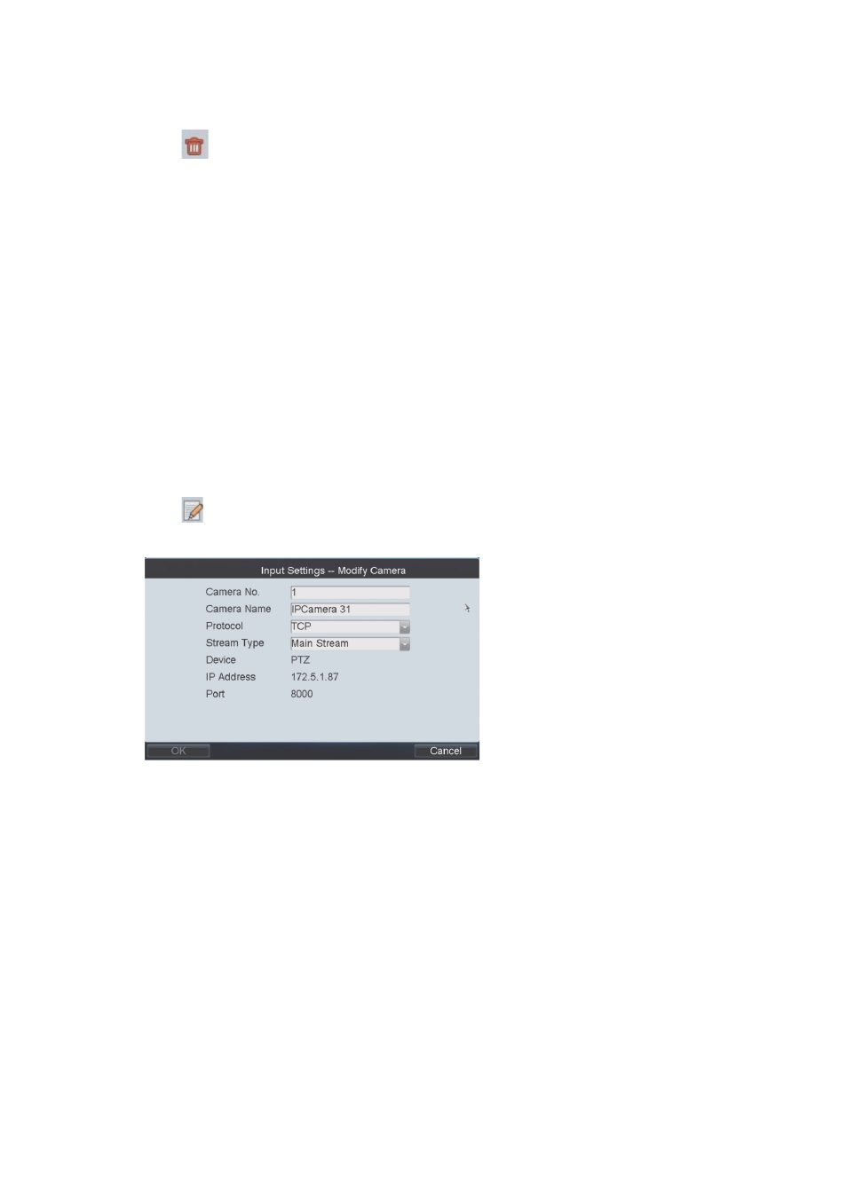 Camera settings | Interlogix TVK-800 User Manual | Page 39 / 75