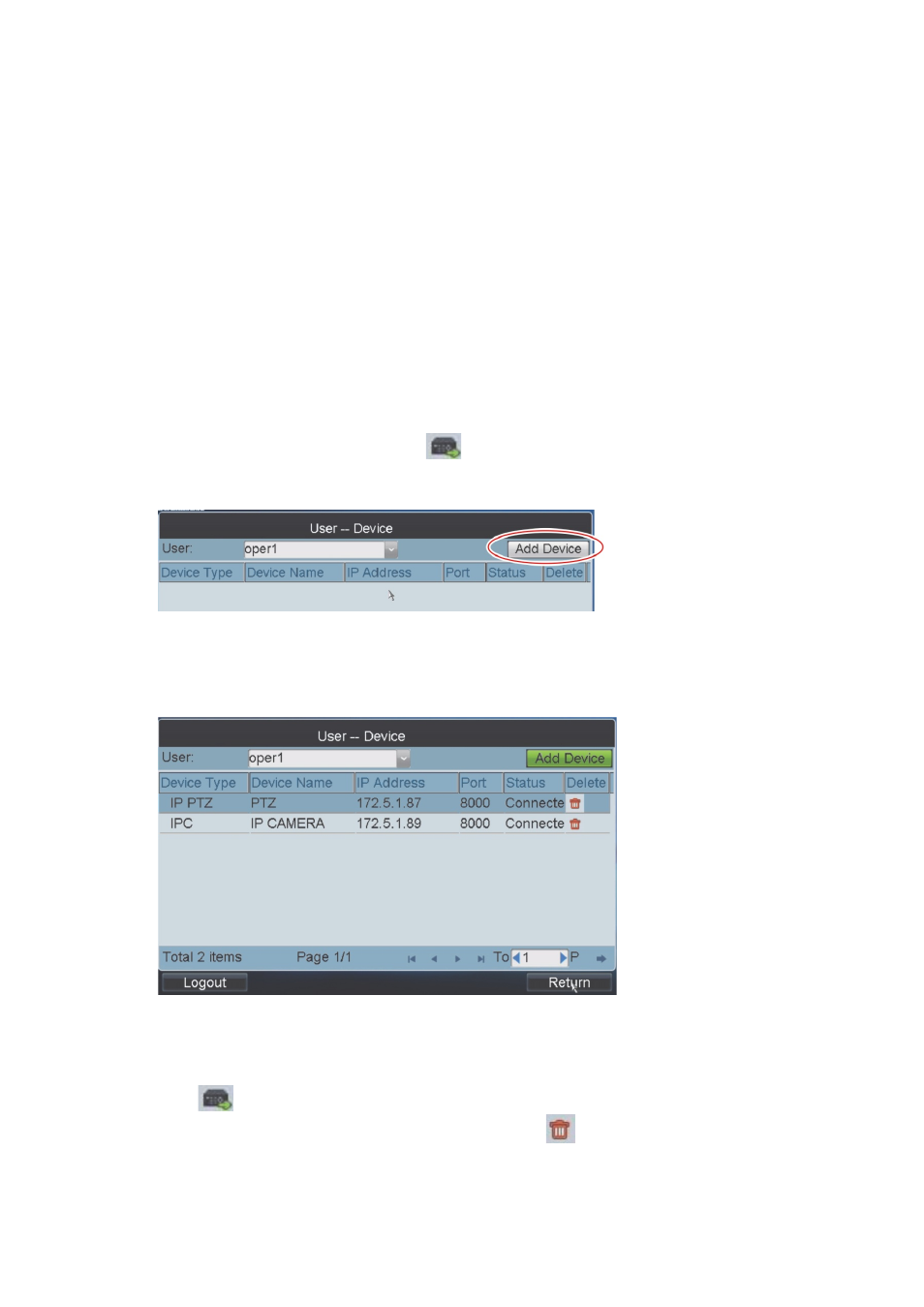 User management | Interlogix TVK-800 User Manual | Page 50 / 75