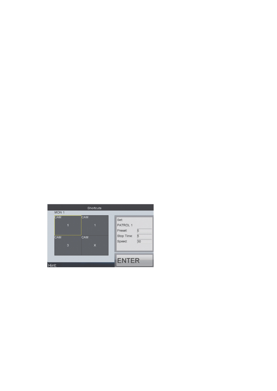 Setting a preset tour | Interlogix TVK-800 User Manual | Page 68 / 75