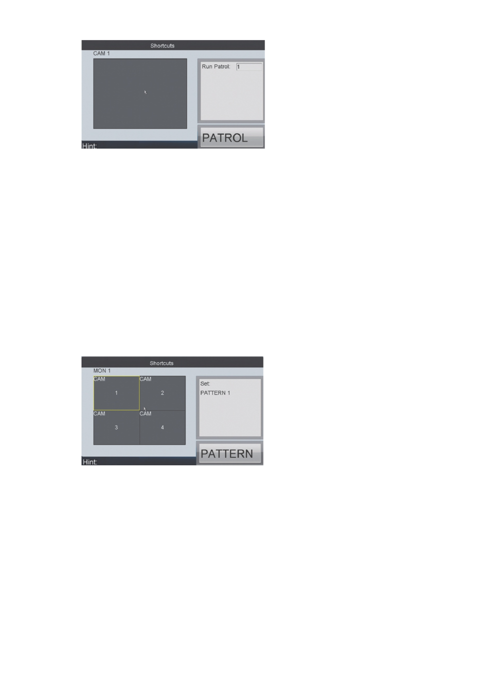 Setting a shadow tour | Interlogix TVK-800 User Manual | Page 70 / 75