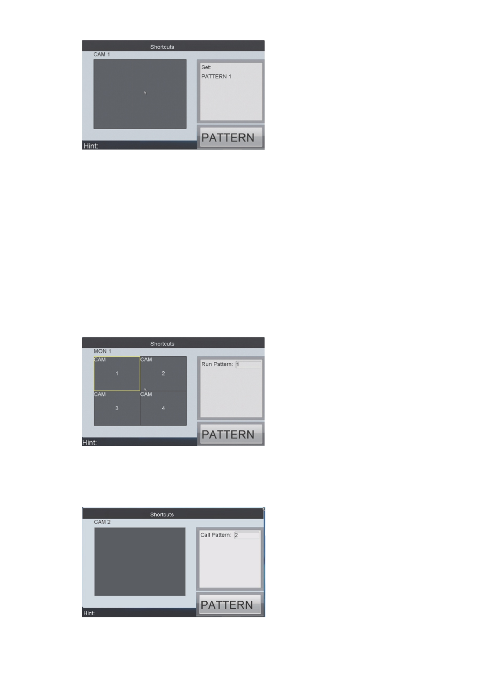 Calling up a shadow tour | Interlogix TVK-800 User Manual | Page 71 / 75