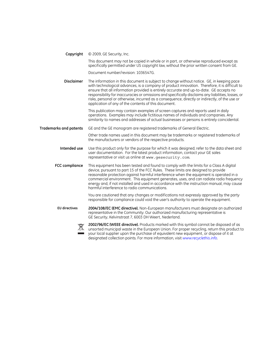 Interlogix KTD-405 Series User Manual User Manual | Page 2 / 76