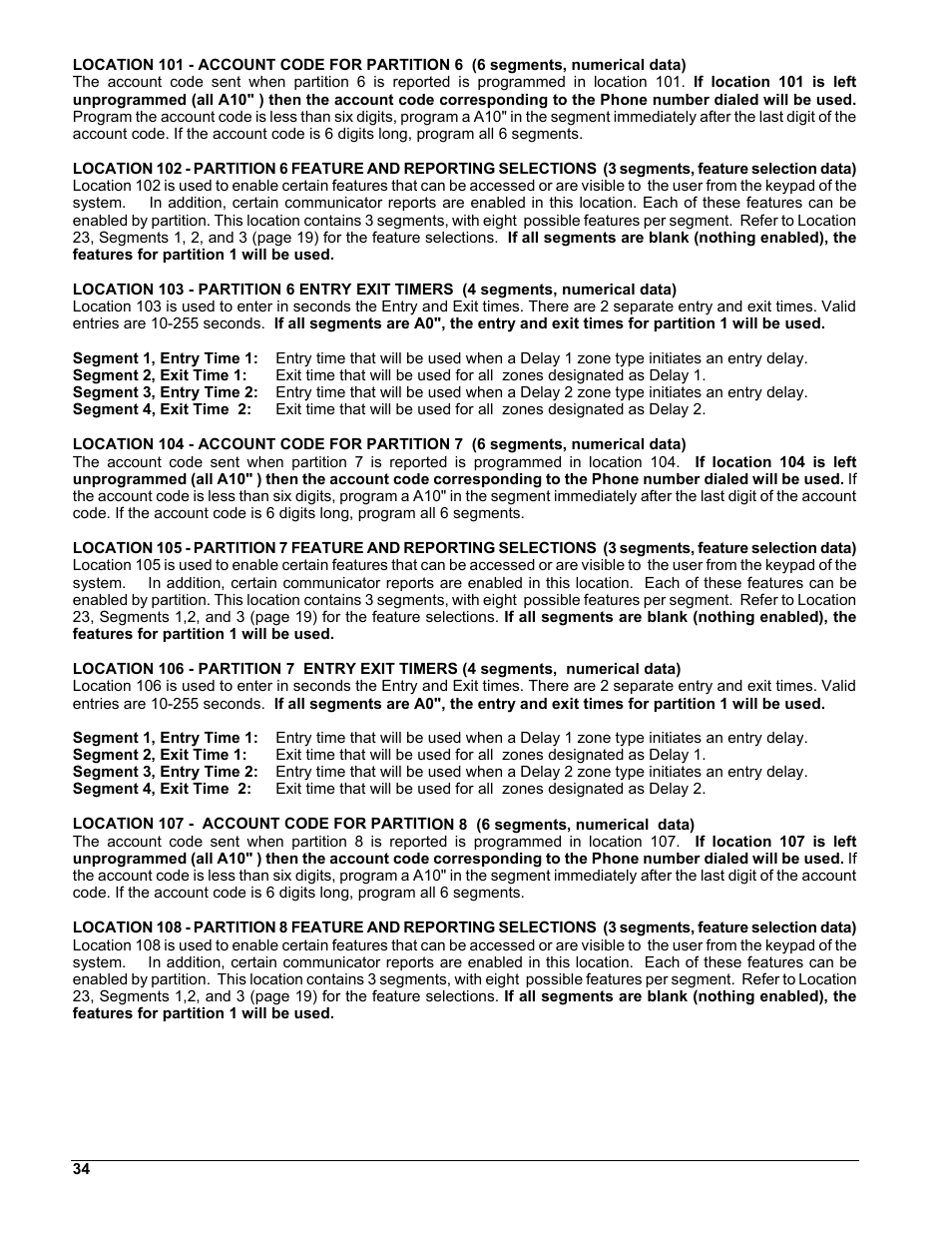 Interlogix NX-8 User Manual | Page 34 / 61
