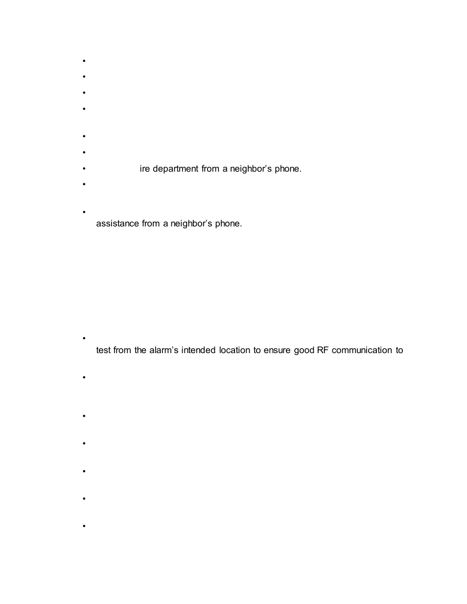 Smoke and heat detector locations | Interlogix Simon XT Tabletop User Manual User Manual | Page 53 / 58