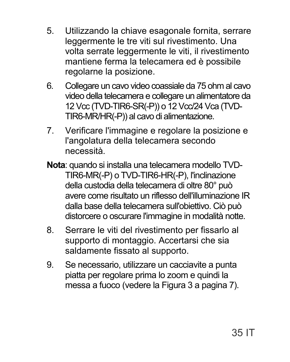 Interlogix TVD-TIR6 User Manual | Page 37 / 76