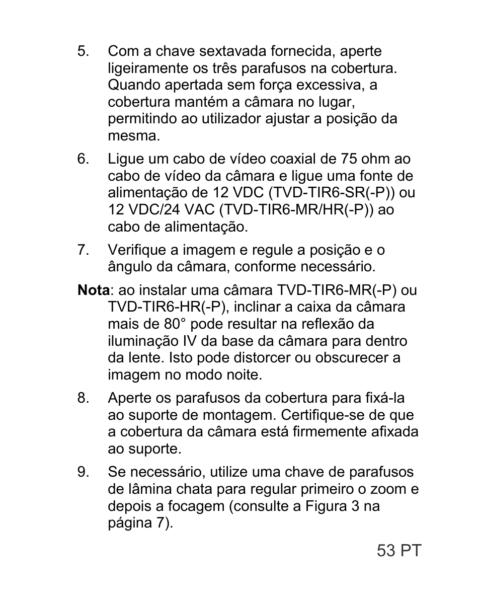 Interlogix TVD-TIR6 User Manual | Page 55 / 76