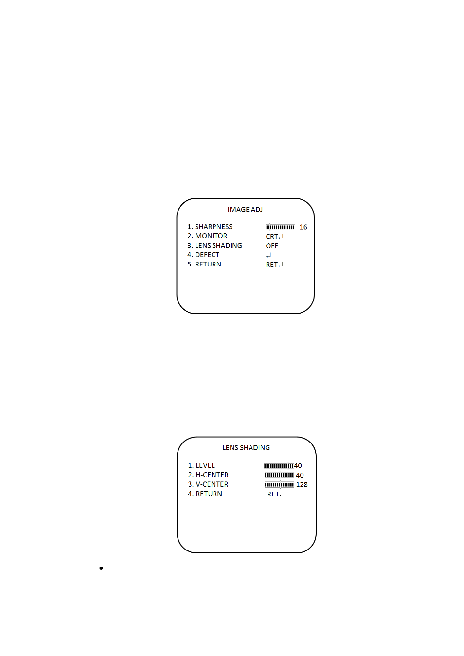 Image adjustment | Interlogix TVB-4105 User Manual | Page 19 / 24