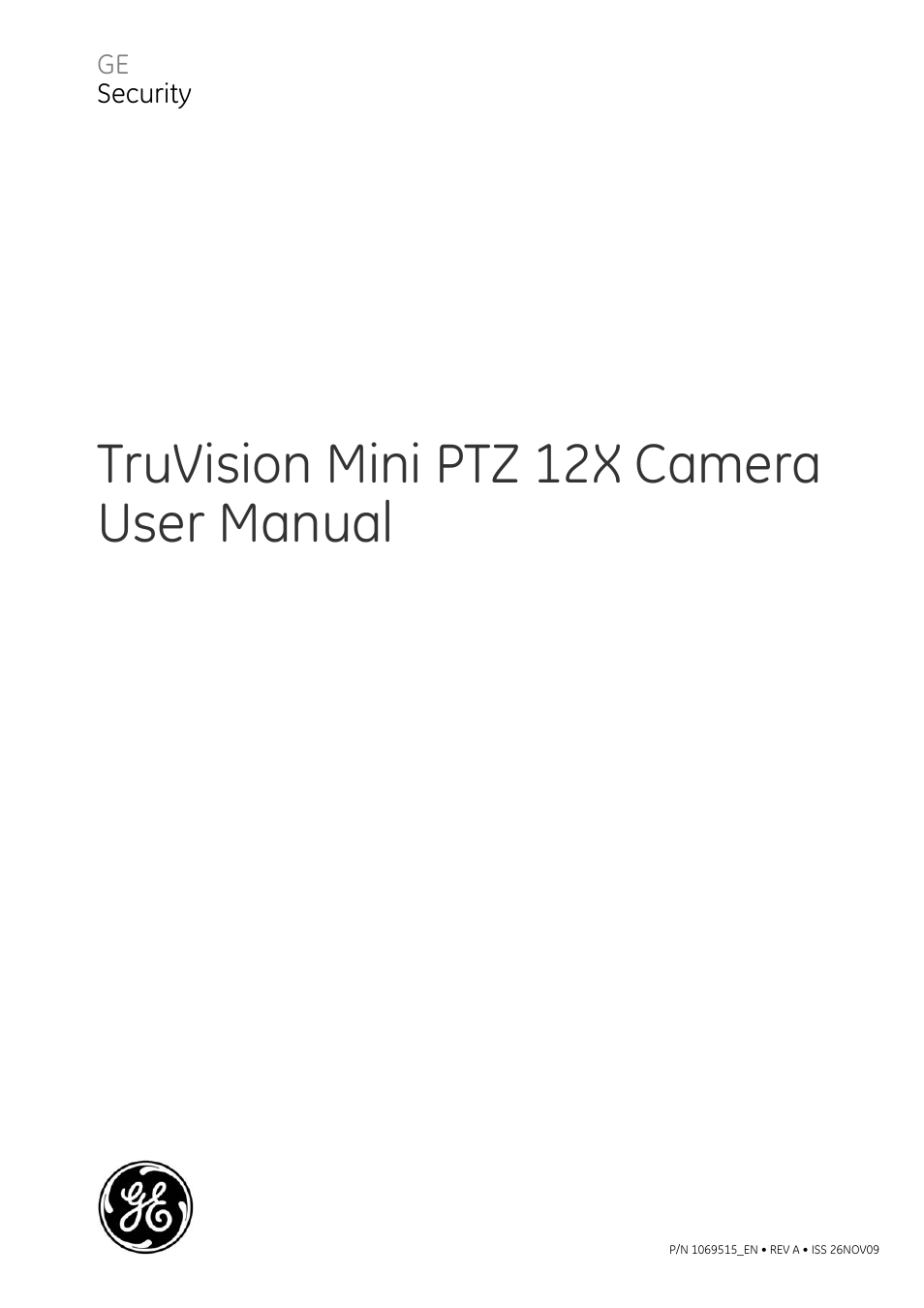Interlogix TruVision PTZ Mini 12X User Manual User Manual | 65 pages
