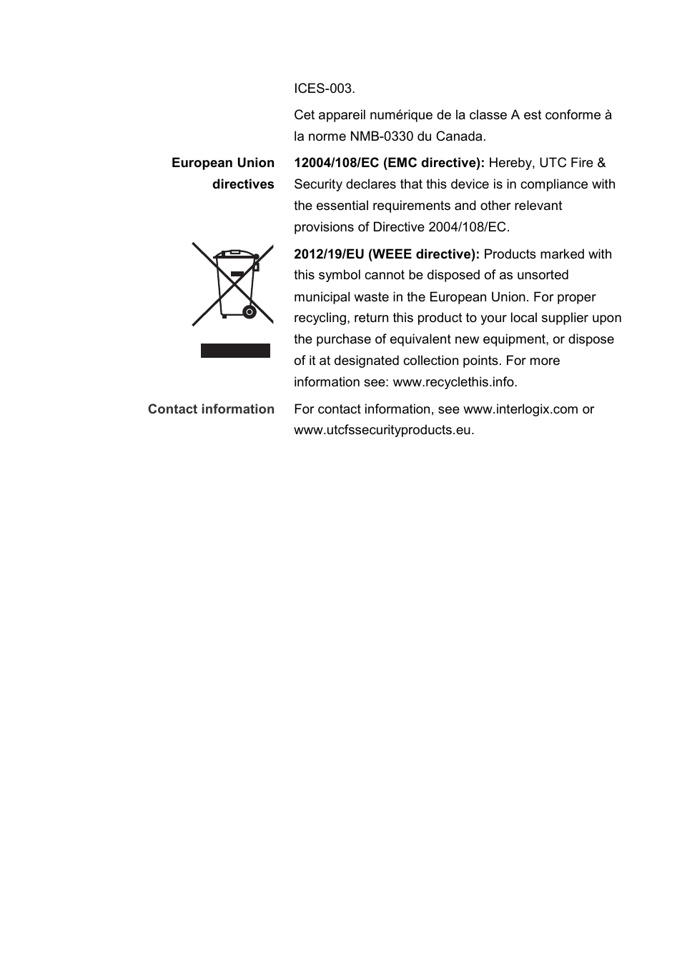 Interlogix TruVision Intelligent IP Dome Installation Manual User Manual | Page 3 / 40