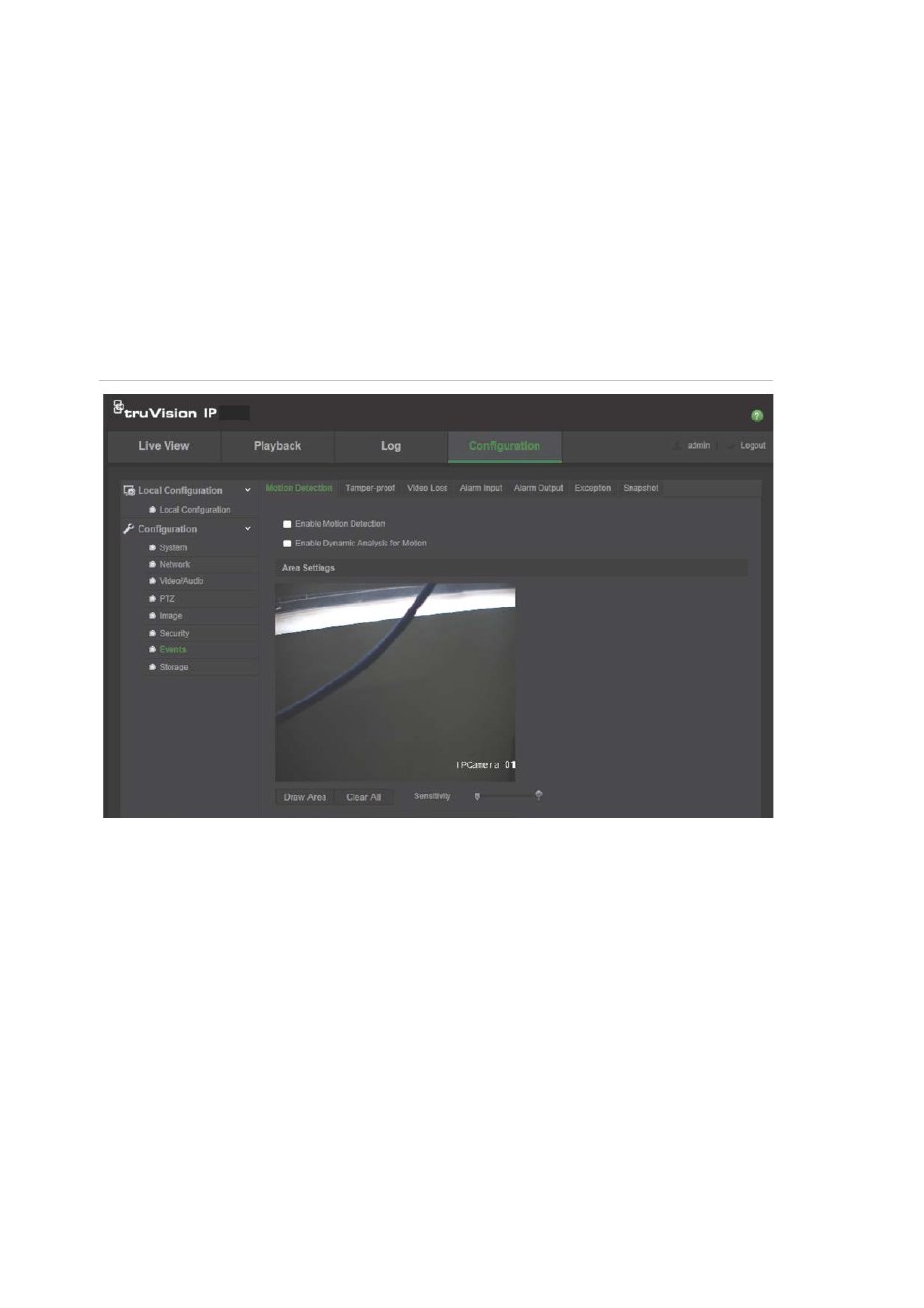 Interlogix TruVision IP Camera Configuration Manual User Manual | Page 28 / 54
