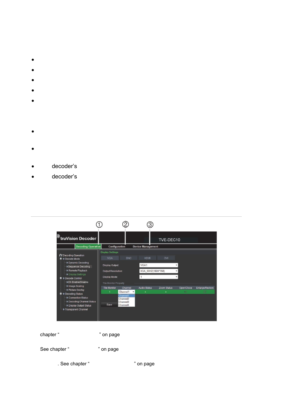 Using a web browser, Before you start, Accessing the web browser | Interlogix TVE-DEC10 User Manual | Page 12 / 32