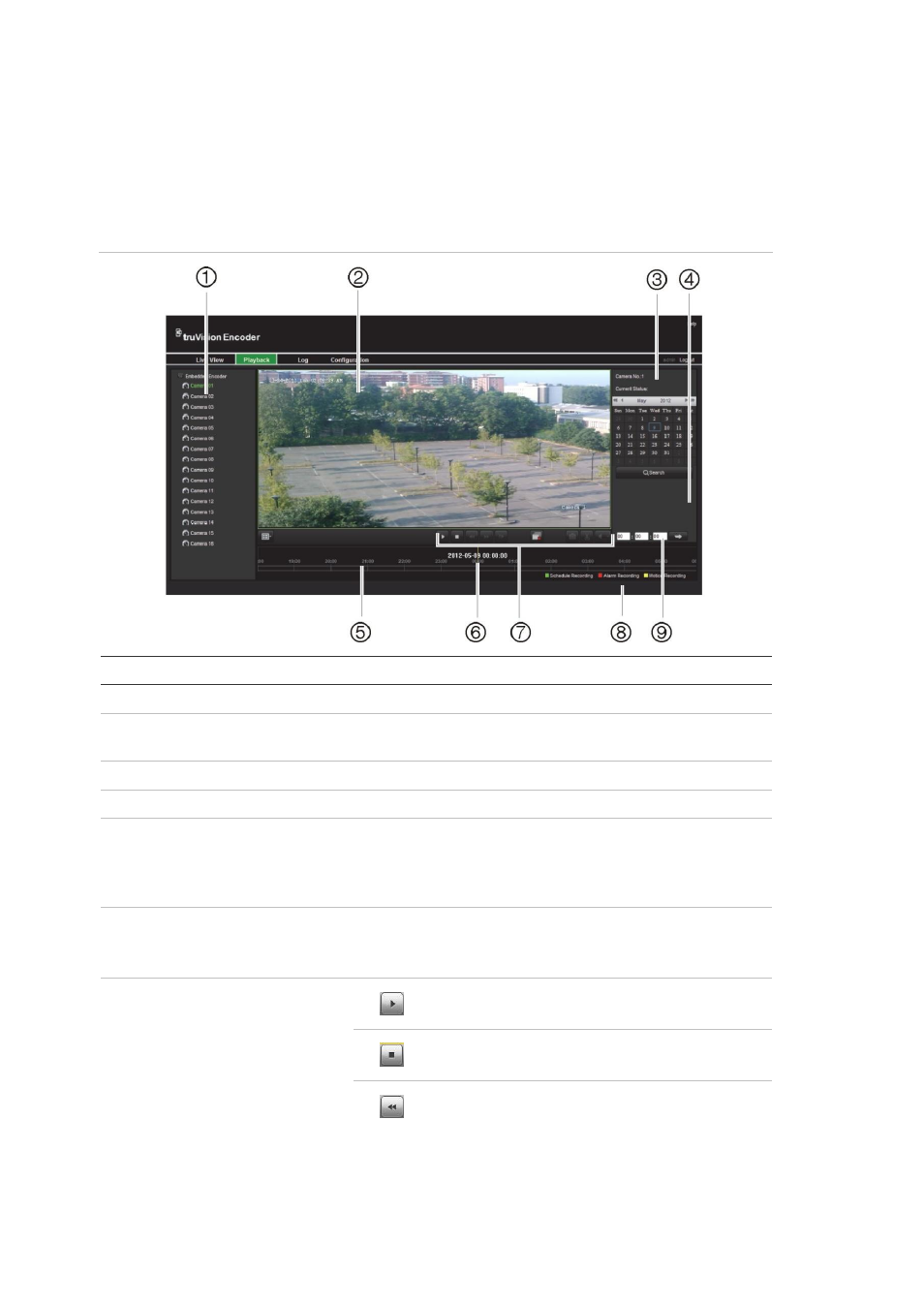Playback 38, Playback | Interlogix TVE Series User Manual | Page 42 / 50