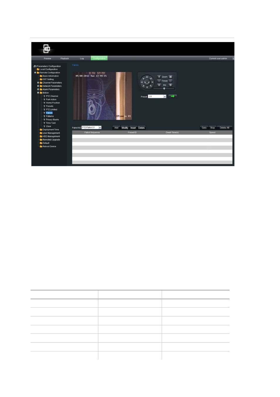 Interlogix UltraView IP PTZ 36X Camera User Manual User Manual | Page 48 / 86
