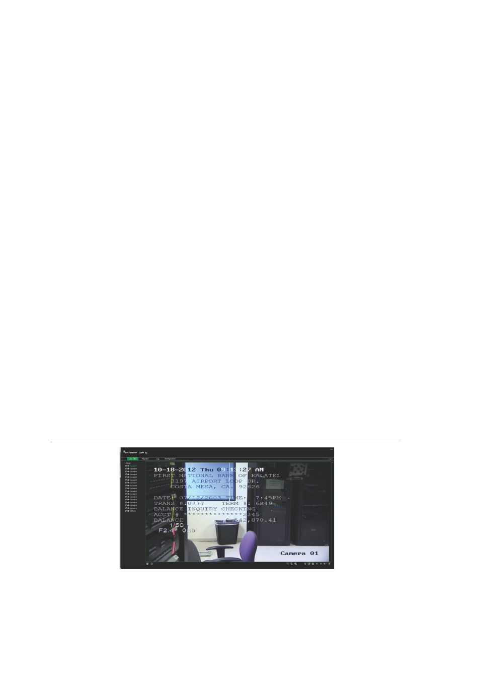 Capturing text insertions | Interlogix TruVision DVR 12 User Manual User Manual | Page 128 / 160