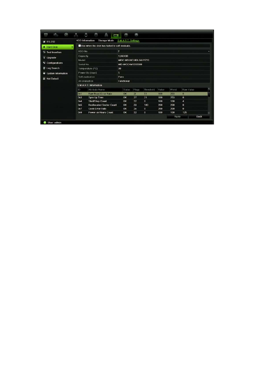 Searching video using disk analysis | Interlogix TruVision DVR 12 User Manual User Manual | Page 54 / 160