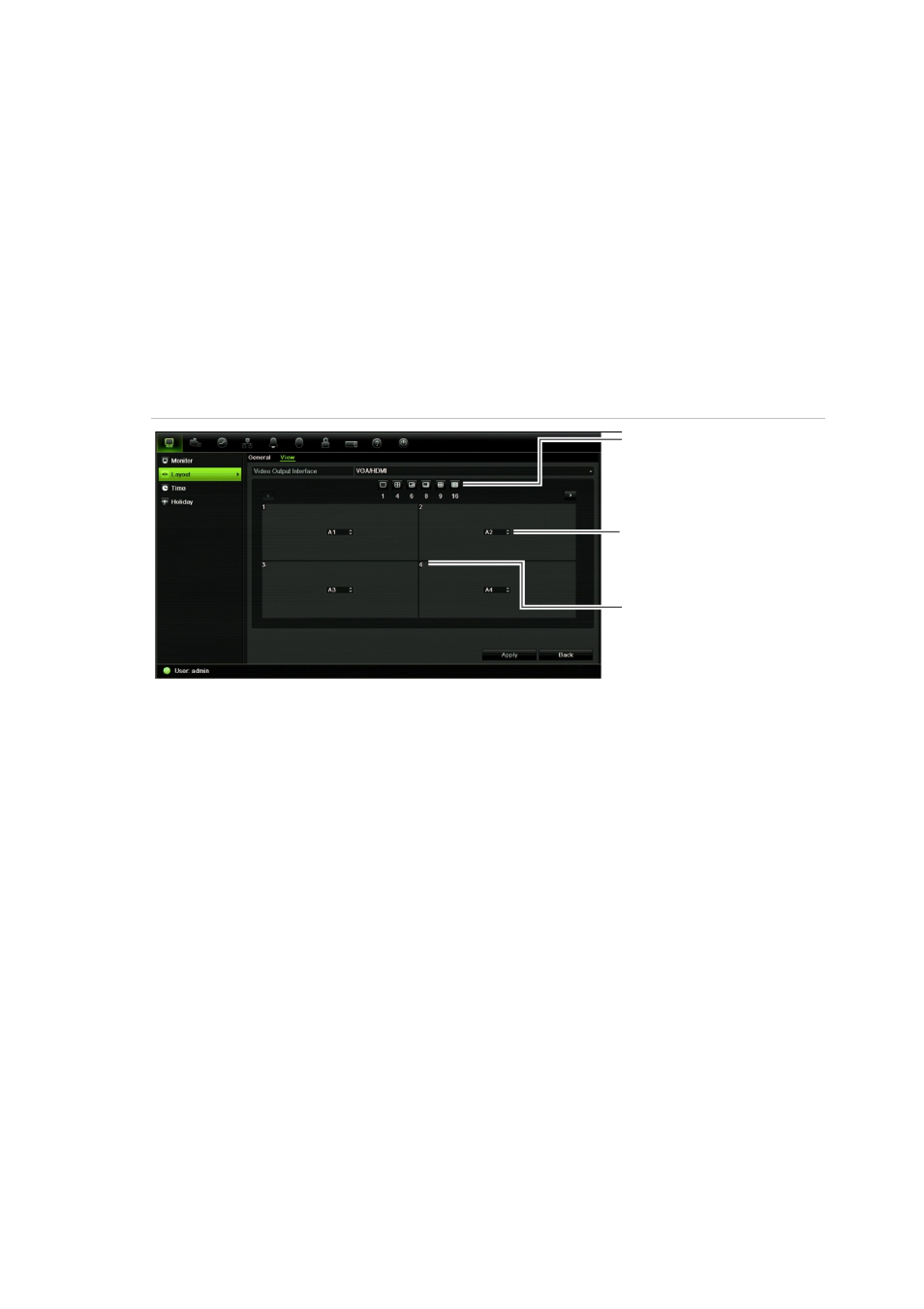 Changing the camera sequence | Interlogix TruVision DVR 12 User Manual User Manual | Page 75 / 160