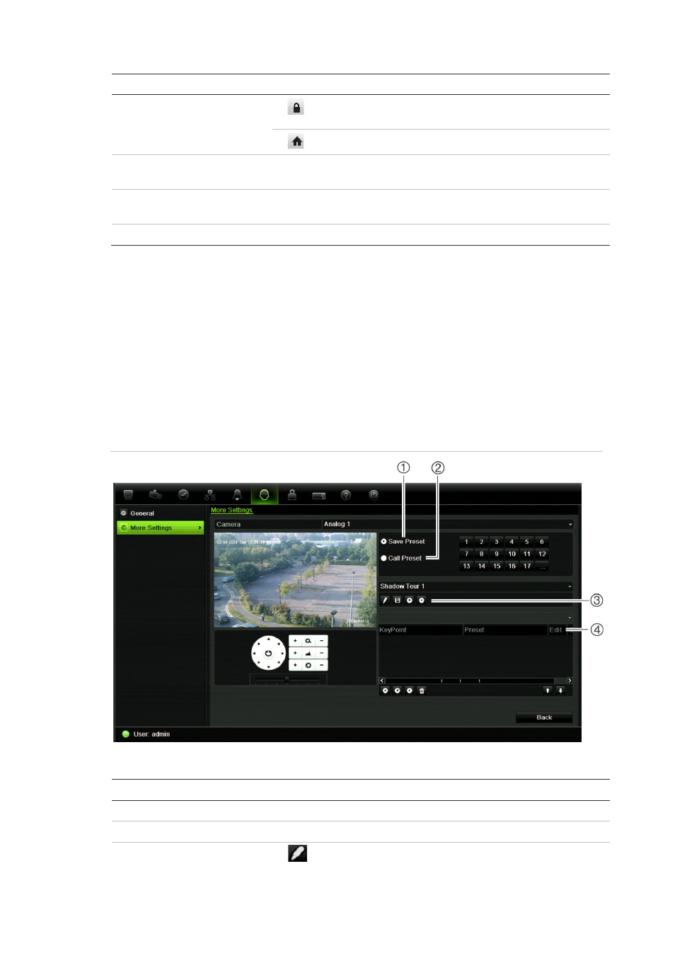 Setting and calling up presets | Interlogix TruVision DVR 12 User Manual User Manual | Page 83 / 160