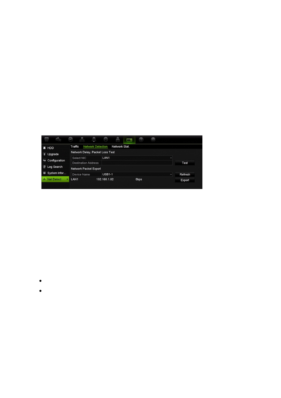 Exporting network packet data, Port forwarding | Interlogix TruVision NVR 10 User Manual User Manual | Page 61 / 160