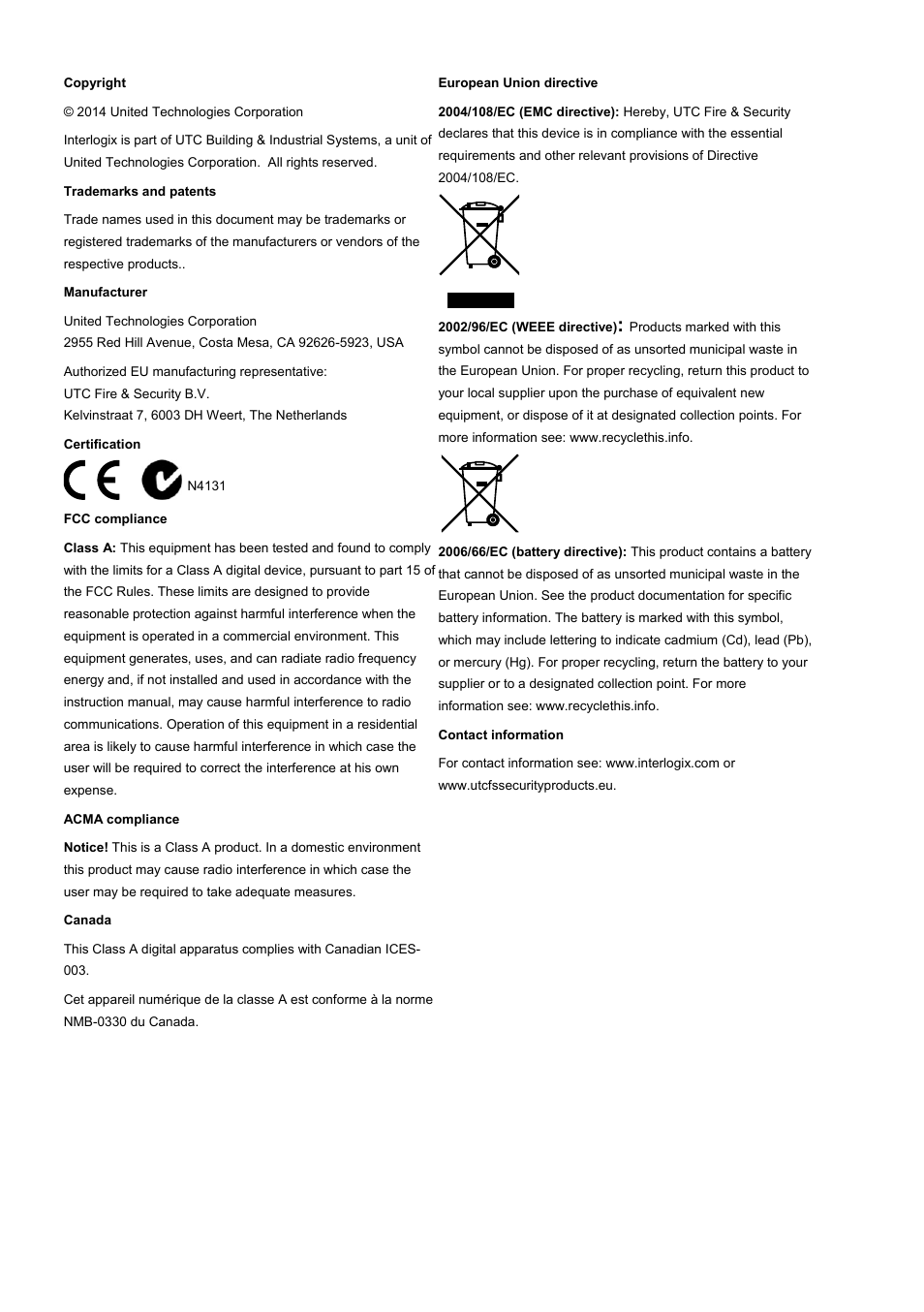 Interlogix TVM-4200 User Manual | Page 2 / 20