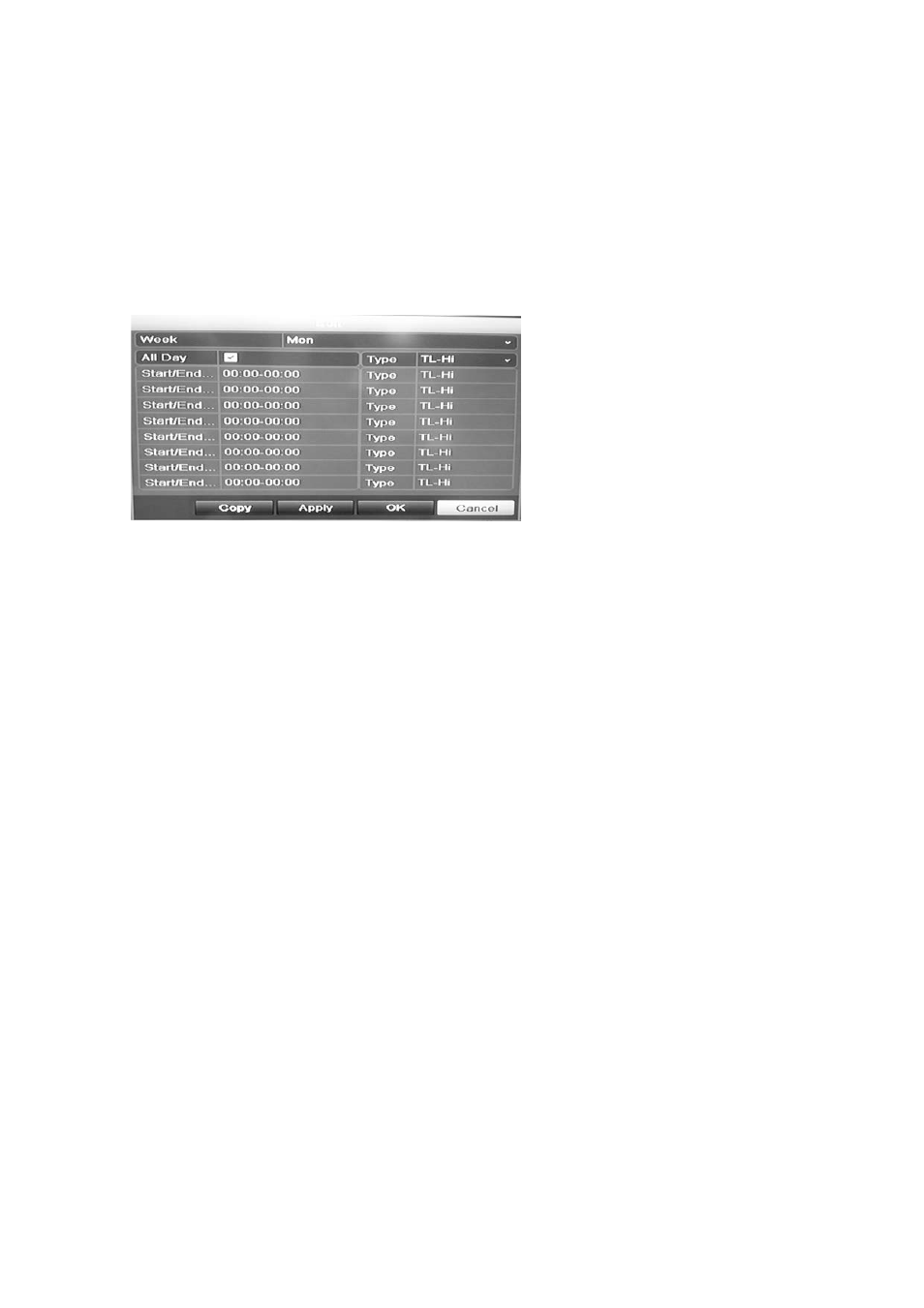 Daily schedules | Interlogix DVR 11 User Manual User Manual | Page 26 / 156