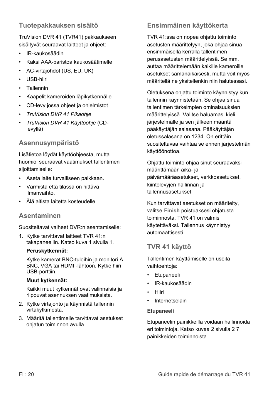 Interlogix DVR 41 Quick Start User Manual | Page 22 / 68