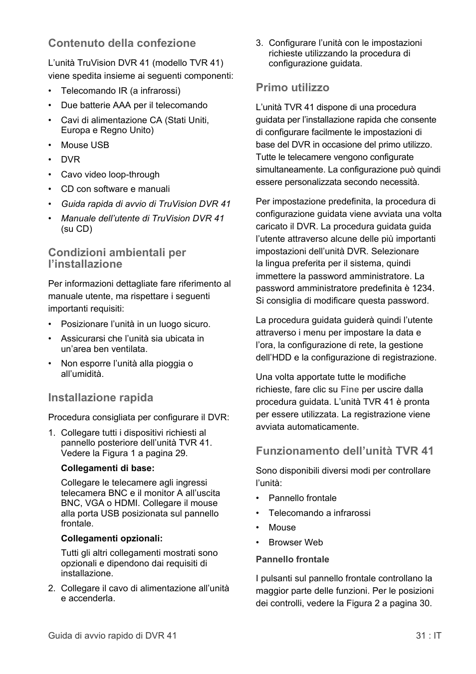 Interlogix DVR 41 Quick Start User Manual | Page 33 / 68