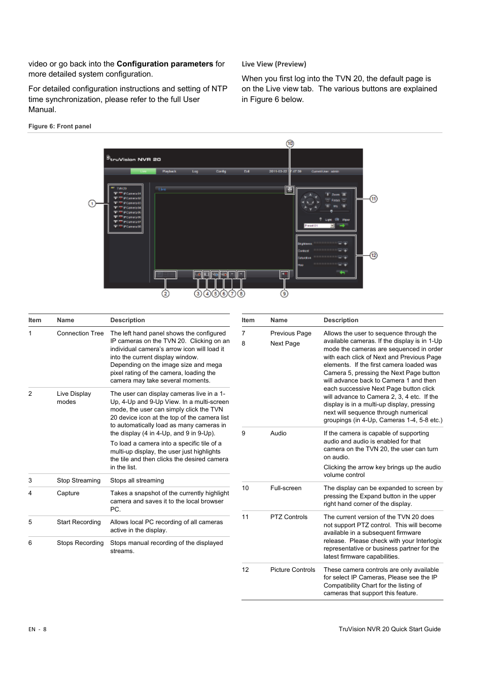 Interlogix NVR 20 Quick Start User Manual | Page 10 / 84