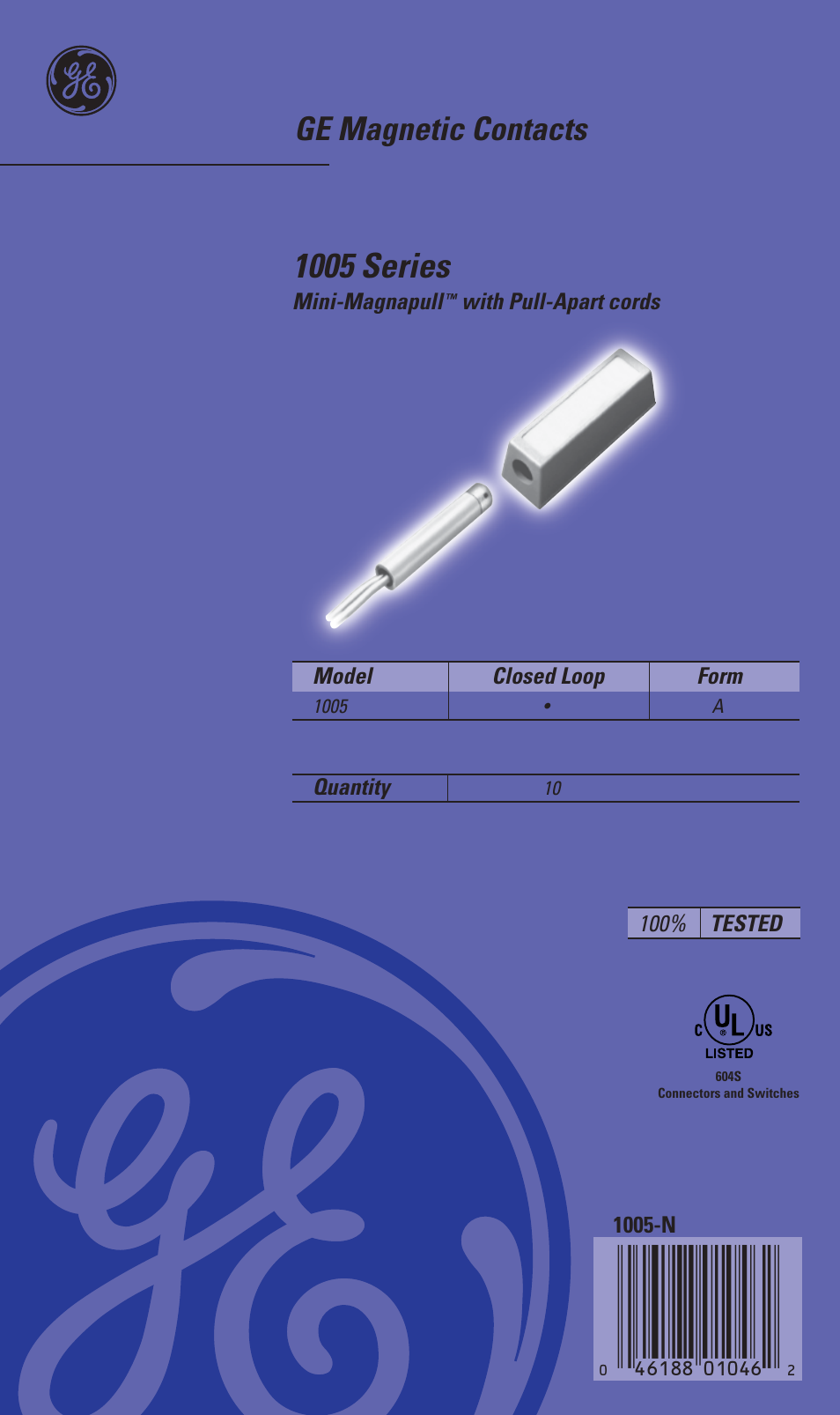 Interlogix 1005 Series User Manual | 2 pages