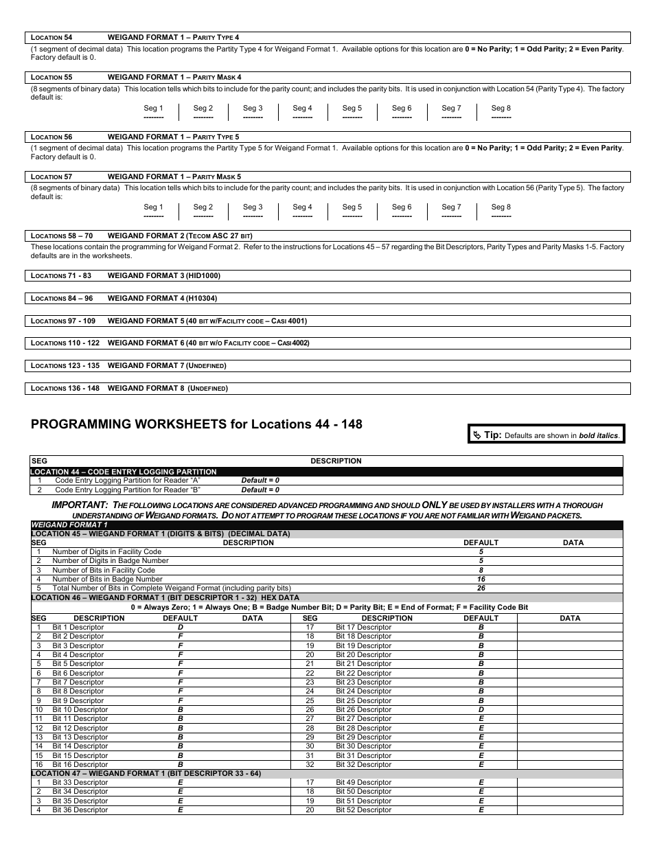 Important: t, Only | Interlogix NX-1710E Addendum User Manual | Page 2 / 9