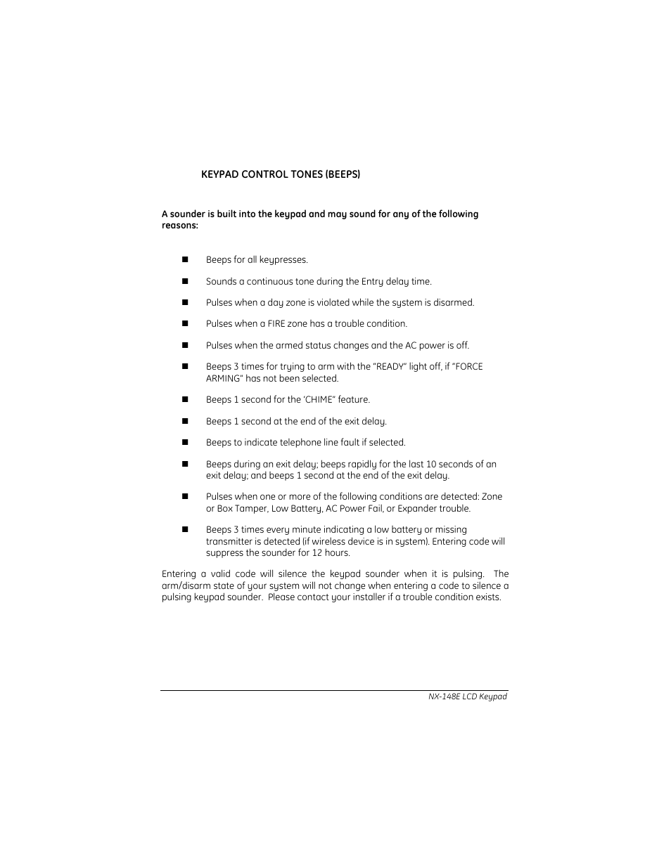 Interlogix NX-148E User Manual | Page 22 / 30