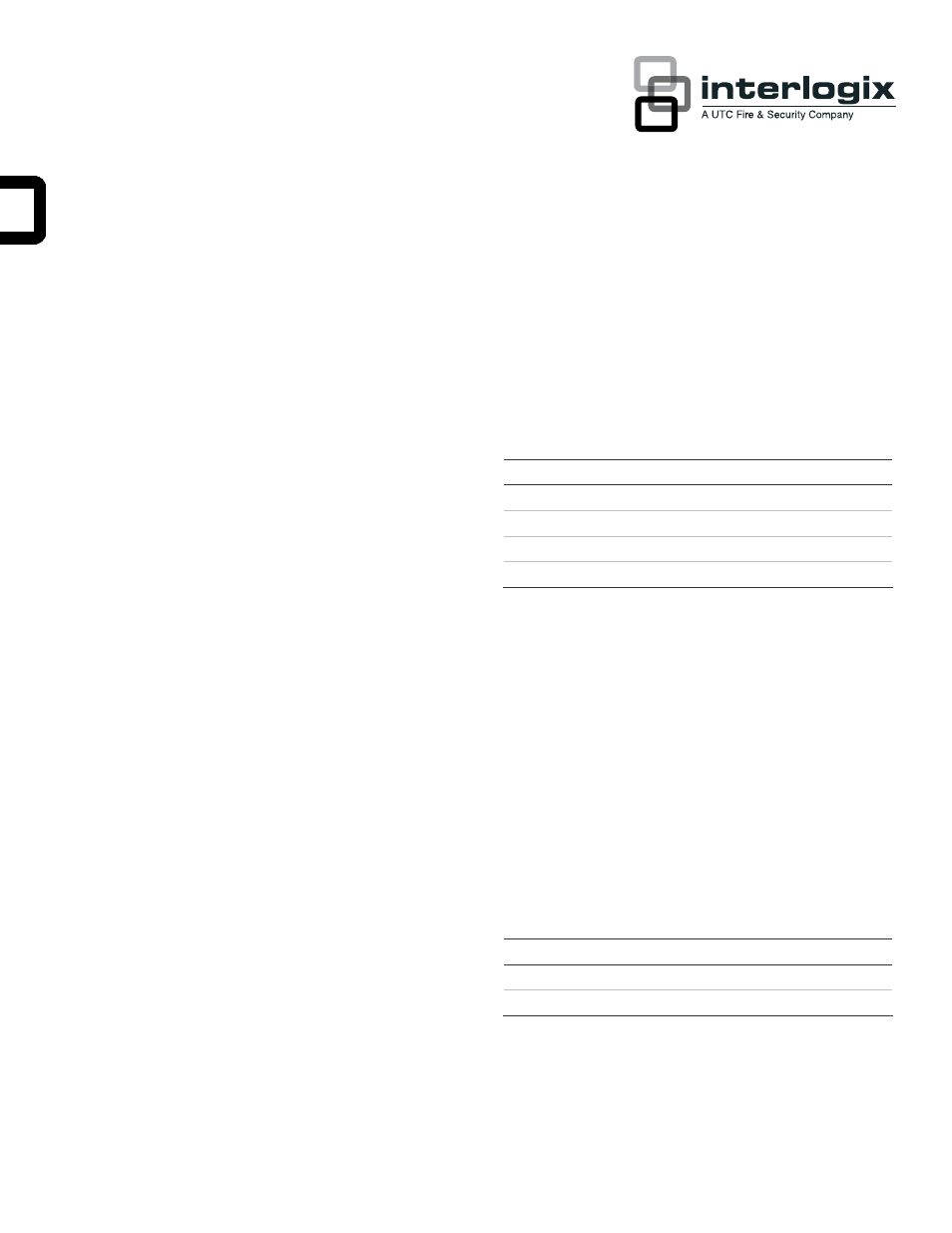 Interlogix SuperBus 2000 2X20 User Manual | 8 pages