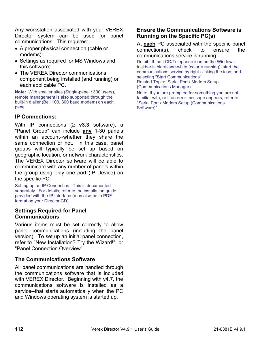 Interlogix VEREX Director User Manual | Page 120 / 383